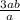  \frac{3a + b}{a} 