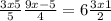  \frac{3x + 5}{5} + \frac{9x - 5}{4 } = 6 + \frac{3x1}{2} 