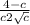 \frac{4 - c}{c + 2 \sqrt{c} } 