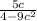  \frac{5c}{4 - 9c {}^{2} } 