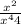  \frac{x {}^{2} }{x {}^{4} + 4 } 