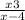  \frac{x + 3}{x - 4} 