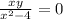  \frac{x + y}{ {x}^{2} - 4 } = 0 