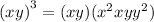  {(x + y)}^{3} = (x + y)( {x}^{2} + xy + {y}^{2} )