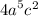  {4a}^{5} {c}^{2} 