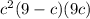  {c}^{2} + (9 - c)(9 + c)