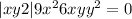  |x + y + 2| + 9 {x}^{2} + 6xy + {y}^{2} = 0