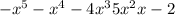  - {x}^{5} - {x}^{4} - 4 {x}^{3} + 5 {x}^{2} + x - 2