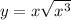  y = x\sqrt{ {x}^{3} } 