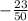 -\frac{23}{50}
