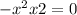 -x^{2}+x+2=0