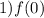 1)f (0); 