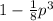 1 - \frac{1}{8} p^{3} 