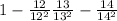 1-\frac{1+2}{1+2^{2} } + \frac{1+3}{1+3^{2} } -\frac{1+4}{1+4^{2} }