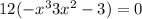 12(-x^3+3x^2-3)=0