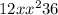 12x +x { }^{2} + 36