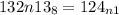 132n +13_{8} =124_{n+1}