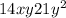 14xy + 21 {y}^{2} 
