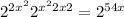 2^{2x^{2} } +2^{x^{2} +2x+2} =2^{5+4x}