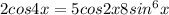 2+cos4x=5cos2x+8sin^{6} x