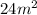24{m}^{2} 