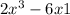 2x^{3}-6x+1