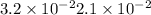 3.2 \times 10 { }^{ - 2} + 2.1 \times 10 {}^{ - 2} 