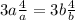 3a+\frac{4}{a}=3b+\frac{4}{b}