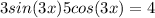 3sin(3x) + 5cos(3x) = 4