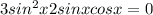 3sin^2x+2sinx cosx=0