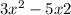 3x^{2}-5x+2