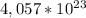 4,057 * 10^{23}