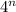4 {}^{n} 