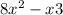 8 {x}^{2} - x + 3