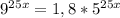 9^{2+5x} = 1,8 * 5^{2+5x}