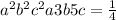 a^{2} +b^{2} +c^{2} +a+3b+5c=\frac{1}{4}