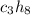 c_{3}h_{8}