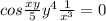 cos\frac{x+y}{5} +y^{4} +\frac{1}{x^3} =0