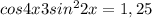 cos4x+3sin^22x = 1,25