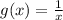 g(x)=\frac{1}{x}