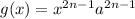 g(x) = {x}^{2n - 1} + {a}^{2n - 1} 