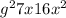 g^{2} +7x+16x^{2}