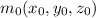 m_{0} (x_{0} ,y_{0} ,z_{0} )
