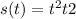 s(t) = {t}^{2} + t + 2