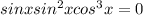 sinx+sin^{2} x+cos^{3} x=0