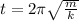 t=2\pi \sqrt{\frac{m}{k}