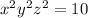 x^{2} + y^{2} + z^{2} = 10