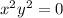 x^{2} +y^{2} =0