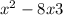 x^{2} -8x+3