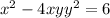 x^2-4xy+y^2=6